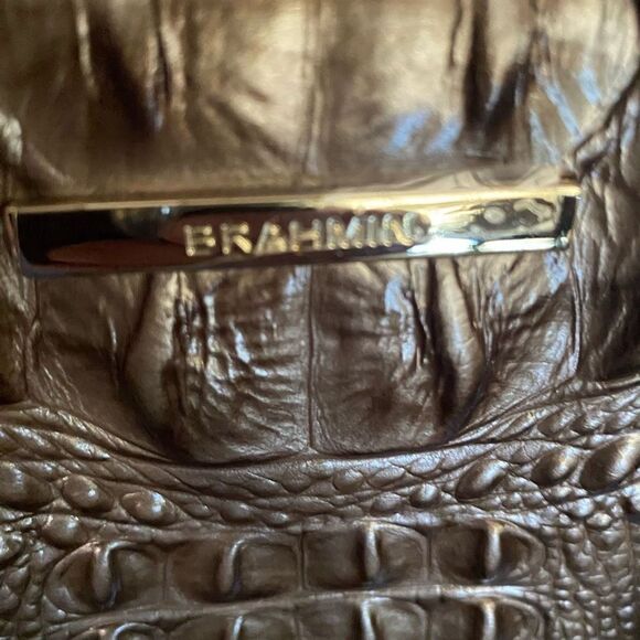 BRAHMIN Joan Women’s Large 15X6.5X11 Golden Tan - Picture 7 of 10